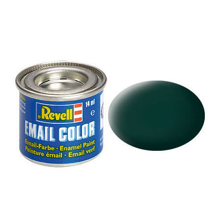 REVELL 14ml Enamel Black-Green Mat