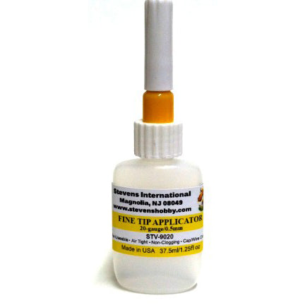 Needlepoint Bottle, Stainless Steel Applicator 17 Gauge, 1.2mm