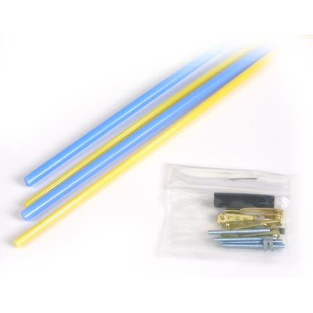 SULLIVAN Pushrods, Semi-Flex 36" w/Clevis(2)