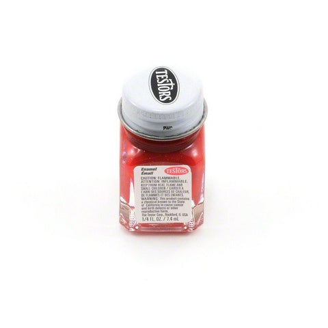 TESTORS 1/4oz. Bottle Finishing Enamel Gloss Dark Red