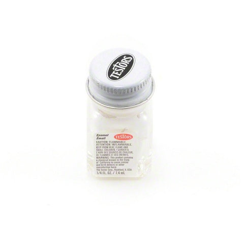 TESTORS 1/4oz. Bottle Finishing Enamel Gloss White