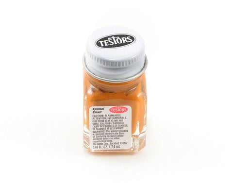 TESTORS 1/4oz. Bottle Finishing Enamel Flat Military Brown