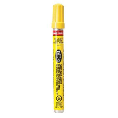 TESTORS 1/3oz. Tube Enamel Paint Marker Yellow