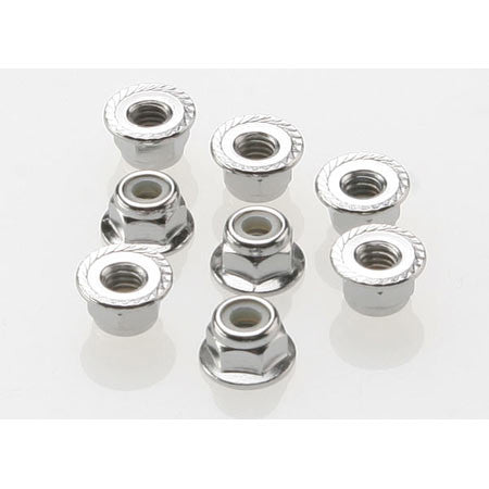 TRAXXAS 4MM NUTS FLANGED NYLON