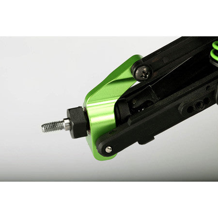 TRAXXAS GREEN ALLOY REAR HUBS