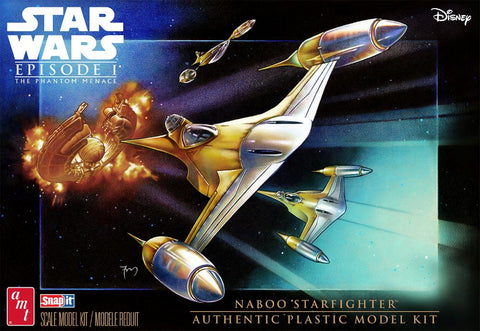 AMT 1/48 Star Wars Episode I The Phantom Menace: N1 Naboo Starfighter (Snap)