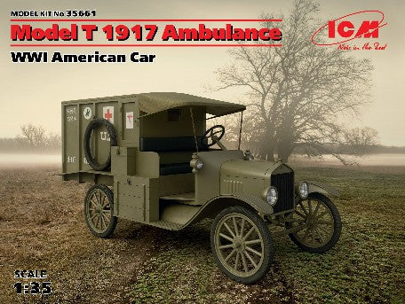 ICM 1/35 WWI American Model T 1917 Ambulance