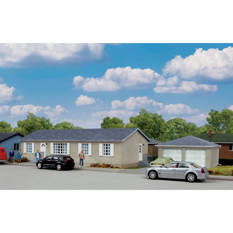 WALTHERS HO Modern Sectional House/Garage Kit