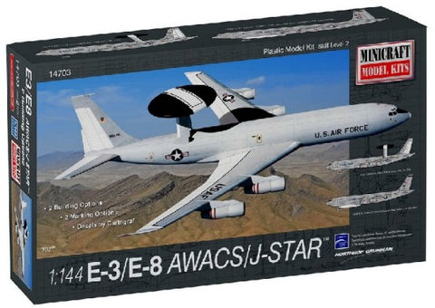 MINICRAFT 1/144 E3 AWACS/E8 Joint Star Aircraft