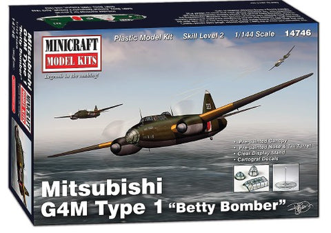 MINICRAFT 1/144 Mitsubishi G4M Type 1 Betty Bomber