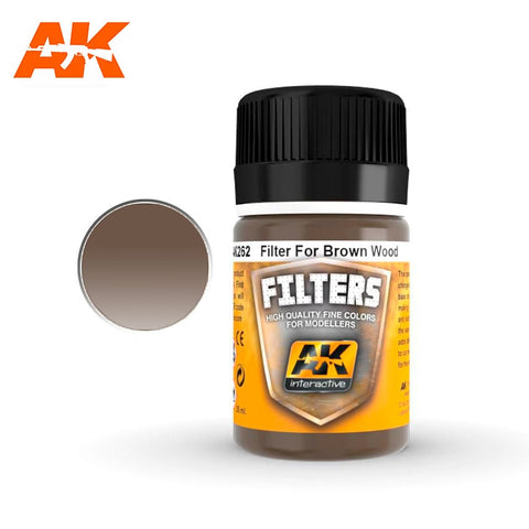 AKI Filter for Brown Wood Enamel Paint 35ml Bottle