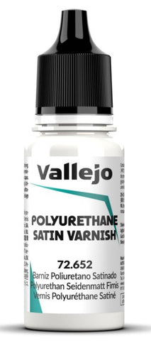 VALLEJO 18ml Bottle Polyurethane Satin Varnish Game Color
