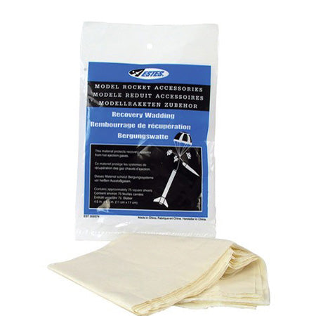 ESTES Recovery Wadding (75 sq)