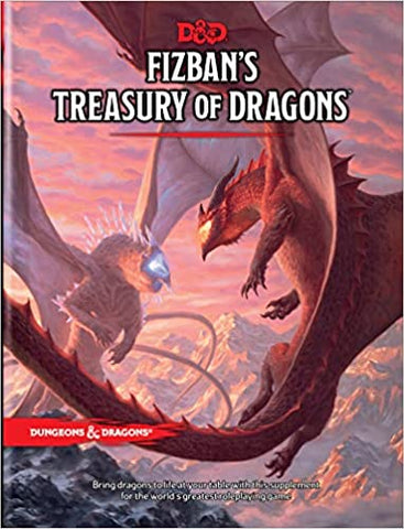 D&D FIZBAN'S TREASURY OF DRAGONS HARD COVER
