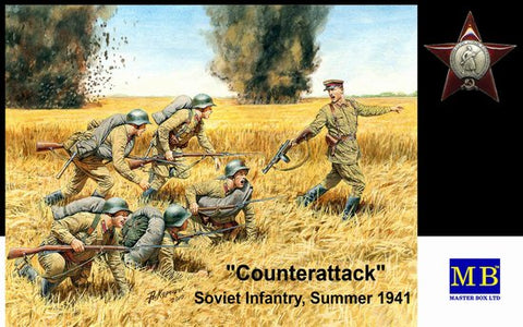 MASTERBOX  1/35 Counterattack Soviet Infantry Summer 1941 (6)