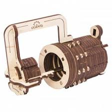 UGEARS Combination Lock Wooden 3D Mechanical Puzzle
