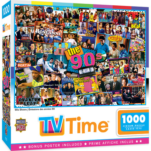 1000-PIECE TV Time - 90s Shows PUZZLE
