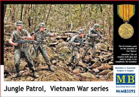 MASTERBOX  1/35 Jungle Patrol US Soldiers Vietnam War (4)