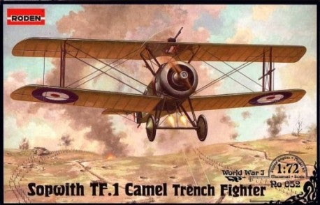 RODEN 1/72 Sopwith TF1 Camel Trench RFC BiPlane Fighter