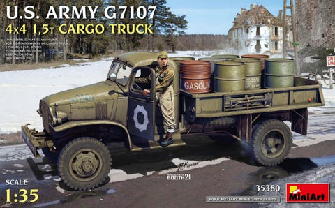 MINIART 1/35 US Army G7107 4x4 1.5-Ton Cargo Truck