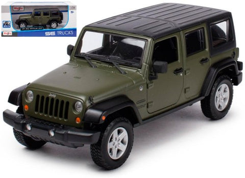 MAISTO 1/24 JEEP WRANGLER UNLIMITED GREEN
