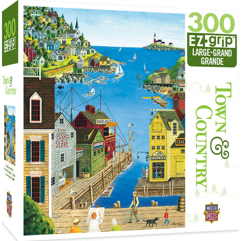 300-PIECE A Walk on the Pier PUZZLE