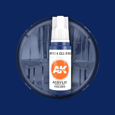 AKI Clear Blue 3G Acrylic Paint 17ml Bottle