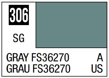 10ml Lacquer Based Semi-Gloss Gray FS36270