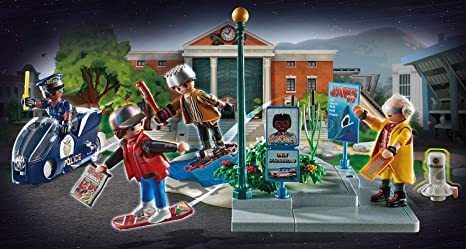PLAYMOBIL Back to the Future Part II Hoverboard Chase