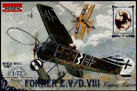 RODEN  1/72 Fokker E V D VIII Aircraft