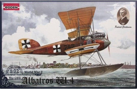 RODEN 1/72 Albatros W IV (Early) German Fighter Floatplane