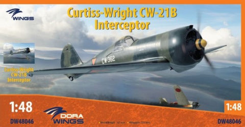 DORA WINGS 1/48 Curtiss Wright CW21B Interceptor Aircraft