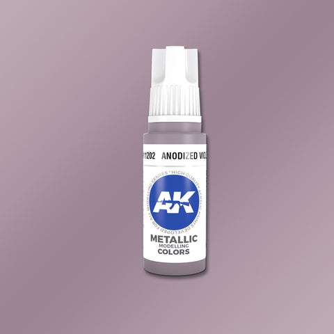 AKI Anodized Violet Metallic 3G Acrylic Paint 17ml Bottle