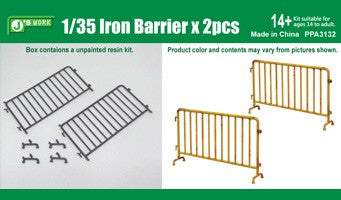 JS WORK 1/35 Iron-Type Barriers (2pcs)