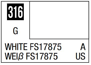 10ml Lacquer Based Gloss White FS17875