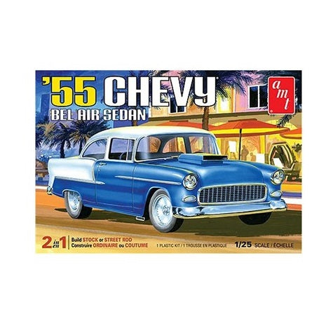 AMT 1/25 1955 Chevy Bel Air Sedan Car