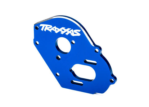 TRAXXAS  MOTOR PLATE BLUE 4MM