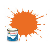 HUMBROL 14ml. Enamel Gloss Orange