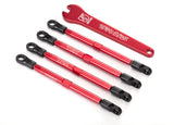 TRAXXAS TOE LINKS ALUM RED