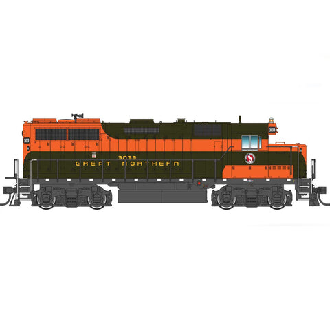 WALTHERS HO EMD GP35 - LokSound 5 Sound & DCC -- Great Northern #3033