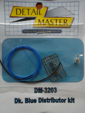 DETAIL MASTER 1/24-1/25 Wired Distributor Standard Kit Dark Blue
