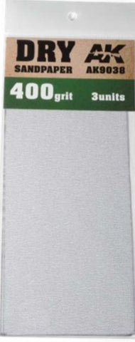 AKI Dry Sandpaper Sheets 400 Grit (3)
