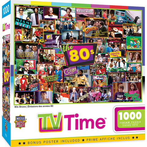 1000-PIECE TV Time - 80s Shows PUZZLE