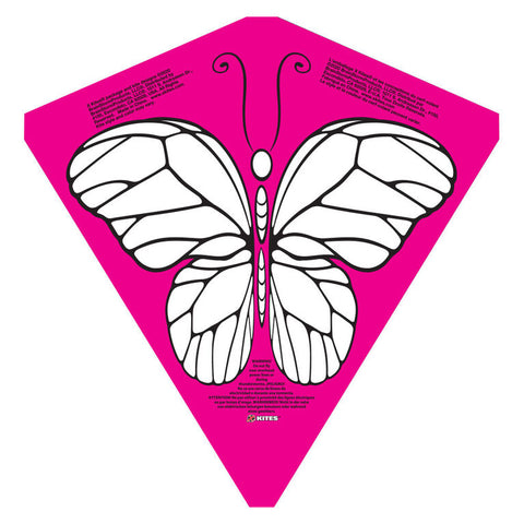 X Kites Color-Me-Kite Butterfly
