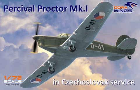 DORA WINGS 1/72 Percival Proctor Mk I Czech Service Communication Aircraft