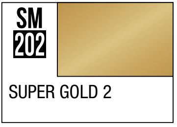 MR HOBBY 10ml Lacquer Super Metallic 2 Gold