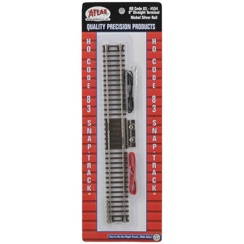 ATLAS HO Code 83 Terminal Track with Wire (1 Piece)