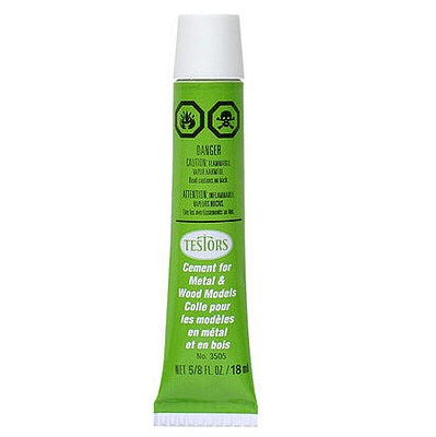 TESTORS 5/8oz. Tube Wood & Metal Cement