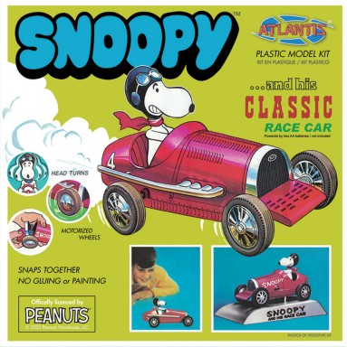 ATLANTIS Snoopy & His Race Car (Snap)