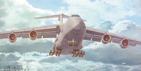 RODEN 1/144 C5M Super Galaxy USAF Transport Aircraft